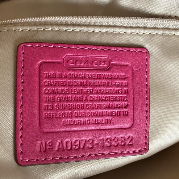 Authentic Coach Bonnie Leather satchel and matching wallet - Picture 11 of 11